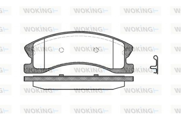 Woking Σετ τακάκια, Δισκόφρενα - P8733.02