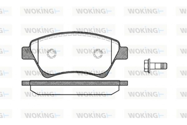 Woking Σετ τακάκια, Δισκόφρενα - P8763.00