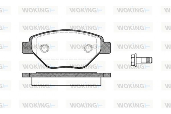 Woking Σετ τακάκια, Δισκόφρενα - P8773.00