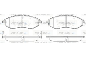 Woking Σετ τακάκια, Δισκόφρενα - P8863.02
