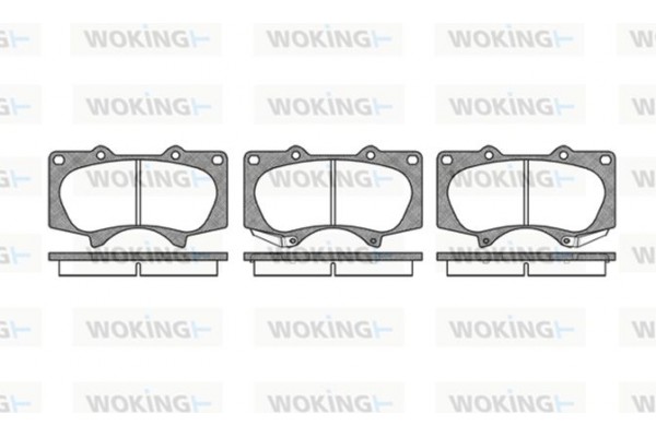 Woking Σετ τακάκια, Δισκόφρενα - P8883.00