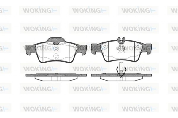 Woking Σετ τακάκια, Δισκόφρενα - P8913.00