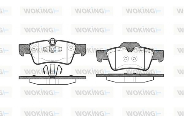 Woking Σετ τακάκια, Δισκόφρενα - P8913.10