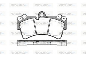 Woking Σετ τακάκια, Δισκόφρενα - P8953.00