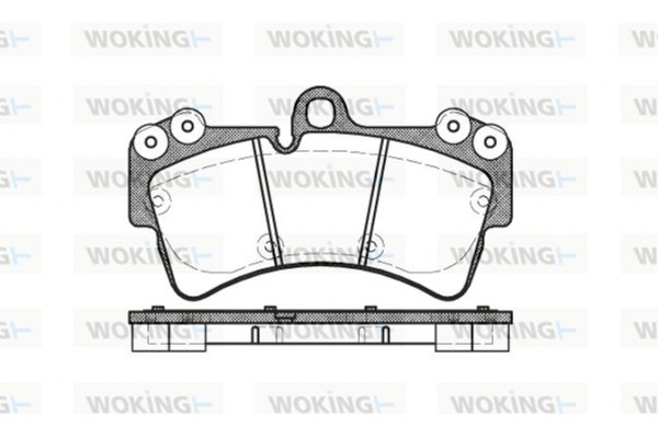 Woking Σετ τακάκια, Δισκόφρενα - P8953.00