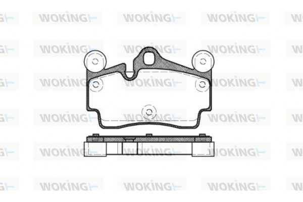 Woking Σετ τακάκια, Δισκόφρενα - P8963.00