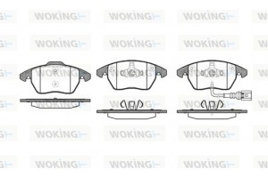 Woking Σετ τακάκια, Δισκόφρενα - P11303.01