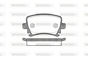 Woking Σετ τακάκια, Δισκόφρενα - P11313.00