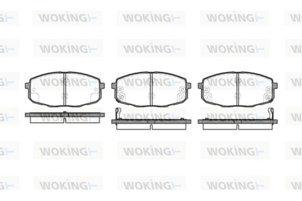 Woking Σετ τακάκια, Δισκόφρενα - P11383.02