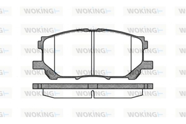 Woking Σετ τακάκια, Δισκόφρενα - P11393.00