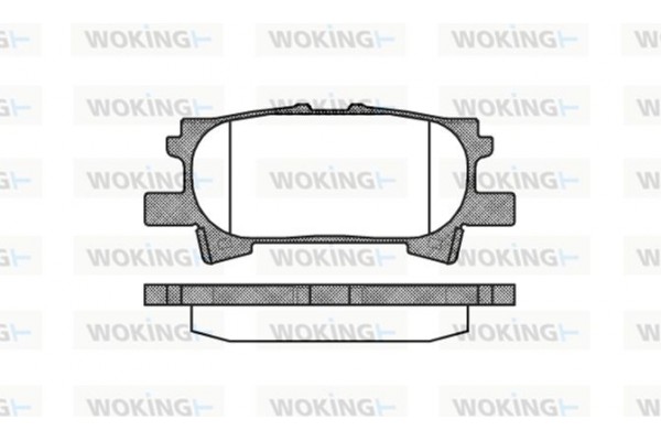 Woking Σετ τακάκια, Δισκόφρενα - P11403.00