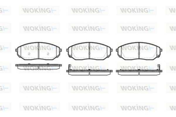 Woking Σετ τακάκια, Δισκόφρενα - P11413.02