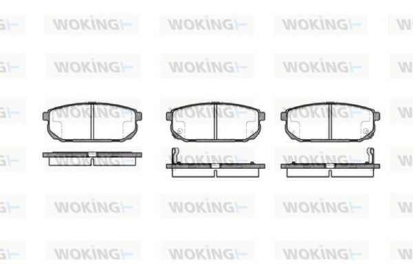 Woking Σετ τακάκια, Δισκόφρενα - P11423.02