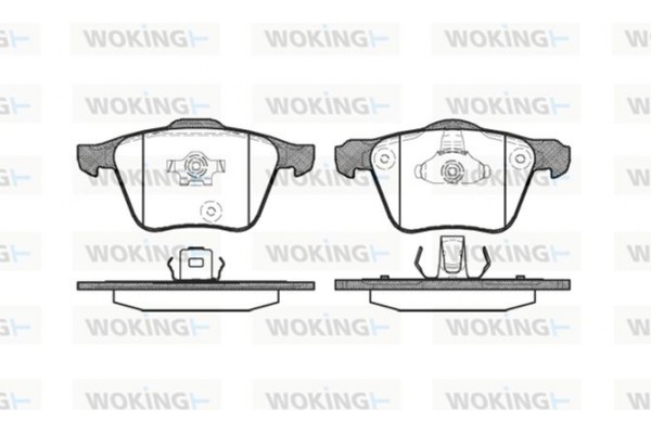 Woking Σετ τακάκια, Δισκόφρενα - P11433.00