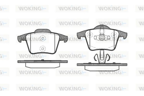 Woking Σετ τακάκια, Δισκόφρενα - P11443.00