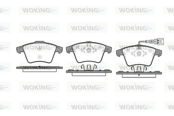 Woking Σετ τακάκια, Δισκόφρενα - P11453.01