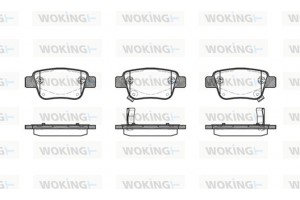 Woking Σετ τακάκια, Δισκόφρενα - P11473.02