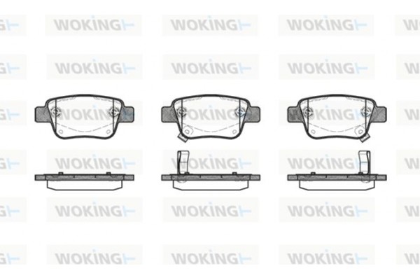 Woking Σετ τακάκια, Δισκόφρενα - P11473.02