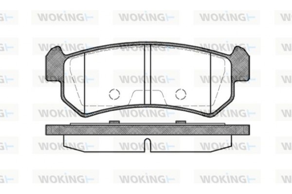 Woking Σετ τακάκια, Δισκόφρενα - P11483.00