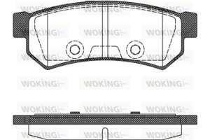 Woking Σετ τακάκια, Δισκόφρενα - P11483.10