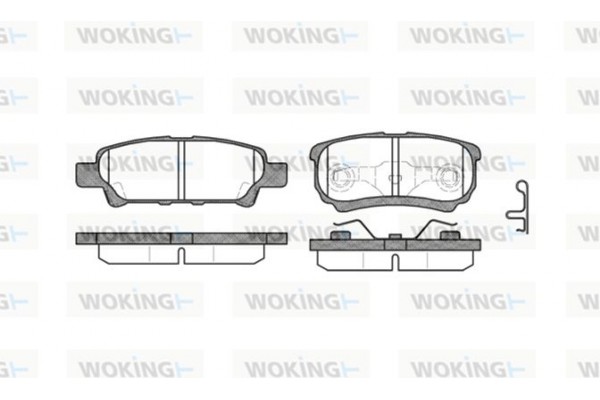 Woking Σετ τακάκια, Δισκόφρενα - P11513.02