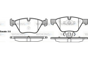 Woking Σετ τακάκια, Δισκόφρενα - P11523.10