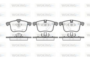 Woking Σετ τακάκια, Δισκόφρενα - P11533.00