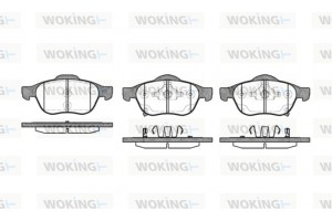 Woking Σετ τακάκια, Δισκόφρενα - P11543.02