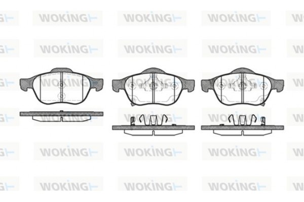 Woking Σετ τακάκια, Δισκόφρενα - P11543.02