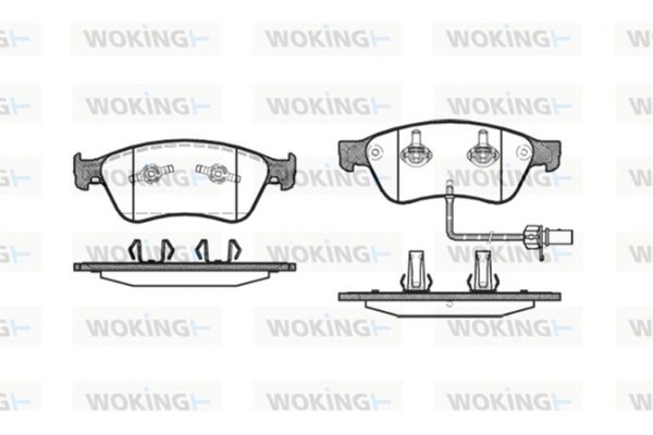 Woking Σετ τακάκια, Δισκόφρενα - P11563.02