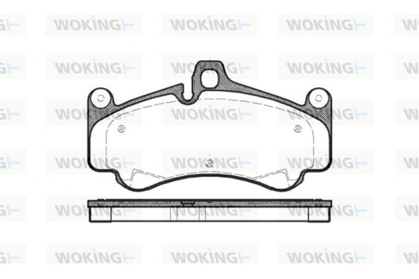 Woking Σετ τακάκια, Δισκόφρενα - P11663.00