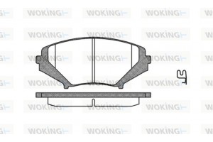 Woking Σετ τακάκια, Δισκόφρενα - P11803.01