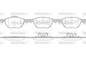 Woking Σετ τακάκια, Δισκόφρενα - P11823.00