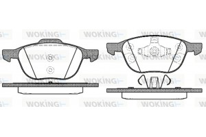 Woking Σετ τακάκια, Δισκόφρενα - P11823.30