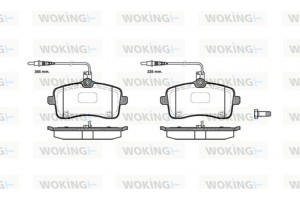 Woking Σετ τακάκια, Δισκόφρενα - P10023.04