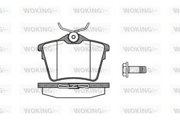 Woking Σετ τακάκια, Δισκόφρενα - P10033.00