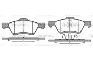 Woking Σετ τακάκια, Δισκόφρενα - P10243.00