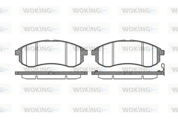 Woking Σετ τακάκια, Δισκόφρενα - P10293.01