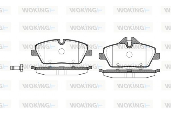 Woking Σετ τακάκια, Δισκόφρενα - P10313.00