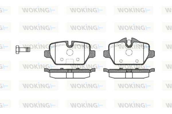 Woking Σετ τακάκια, Δισκόφρενα - P10323.00