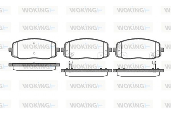 Woking Σετ τακάκια, Δισκόφρενα - P10333.02