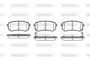 Woking Σετ τακάκια, Δισκόφρενα - P10353.02
