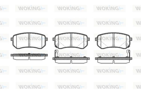 Woking Σετ τακάκια, Δισκόφρενα - P10353.02