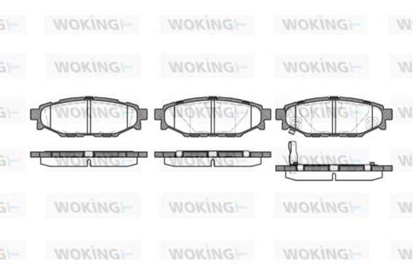 Woking Σετ τακάκια, Δισκόφρενα - P10363.01