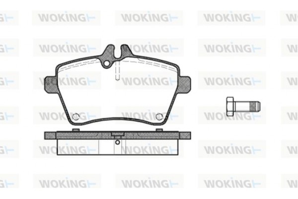 Woking Σετ τακάκια, Δισκόφρενα - P10443.00