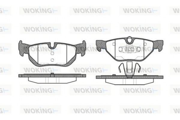 Woking Σετ τακάκια, Δισκόφρενα - P10453.00