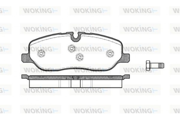 Woking Σετ τακάκια, Δισκόφρενα - P10583.00