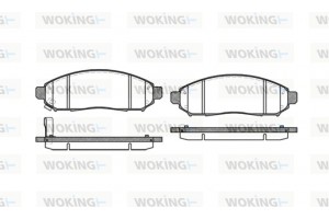 Woking Σετ τακάκια, Δισκόφρενα - P10623.01