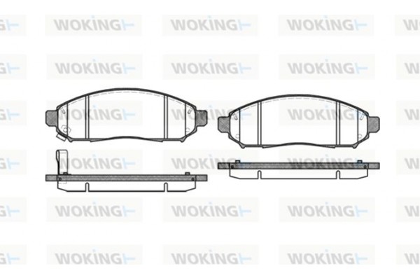 Woking Σετ τακάκια, Δισκόφρενα - P10623.01