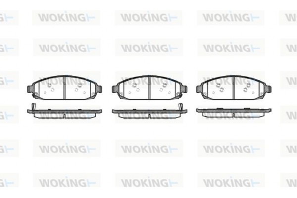 Woking Σετ τακάκια, Δισκόφρενα - P10733.02